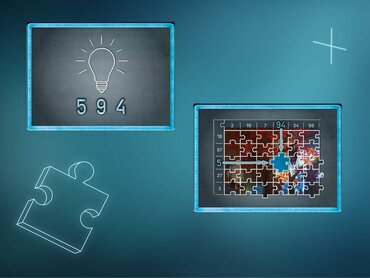 Ermittelt den Code und findet das Lösungsteil