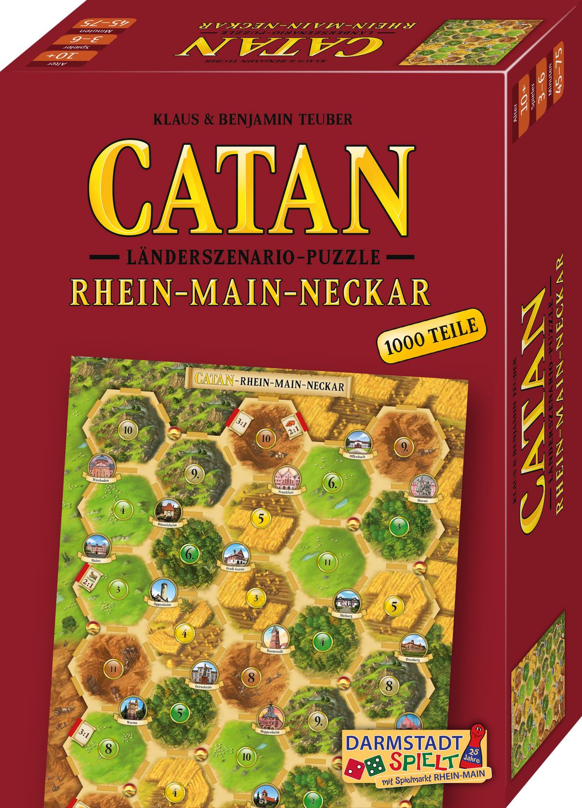 CATAN - Länderszenario-Puzzle - Rhein-Main-Neckar