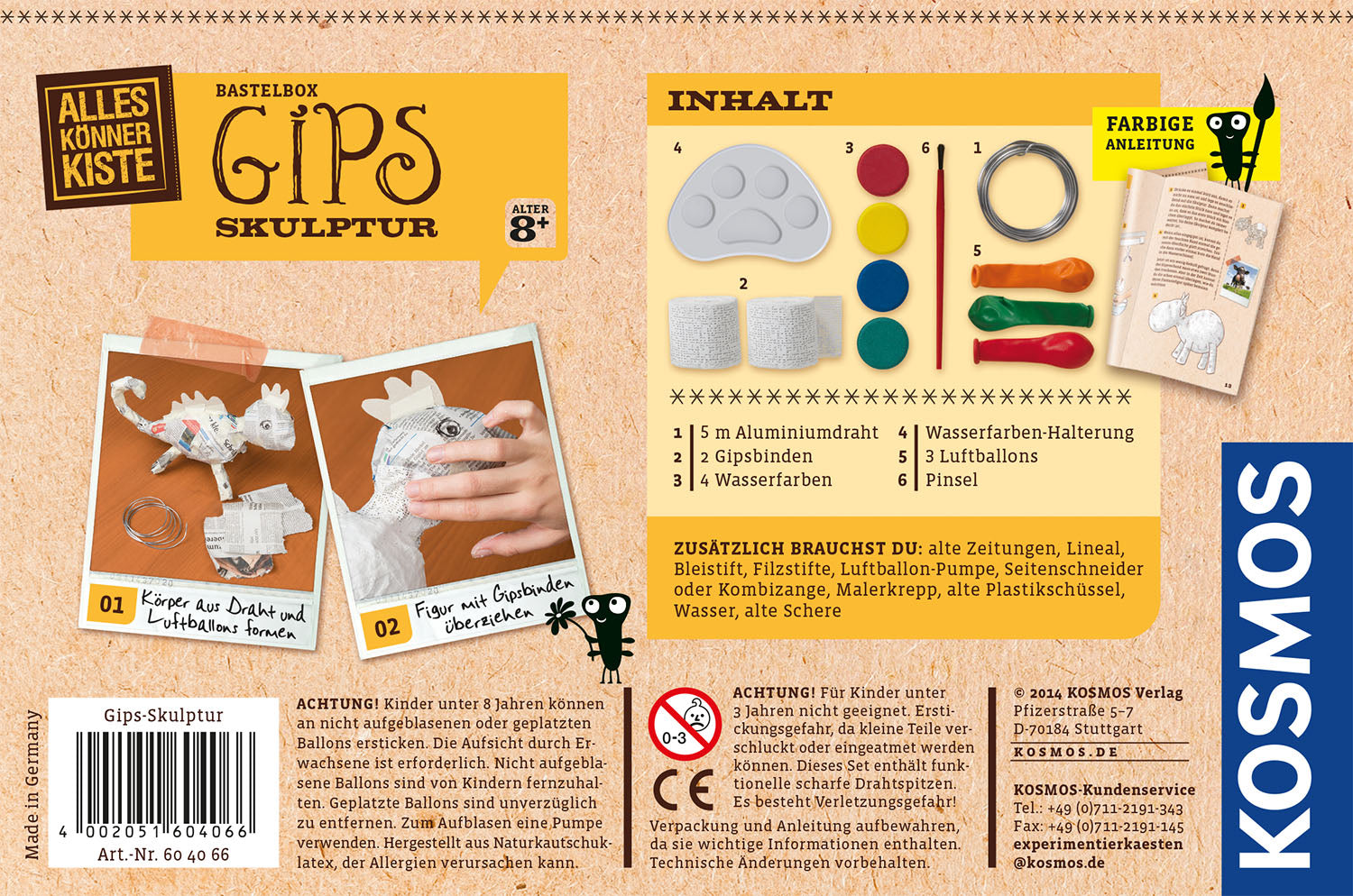 Gips-Skulptur