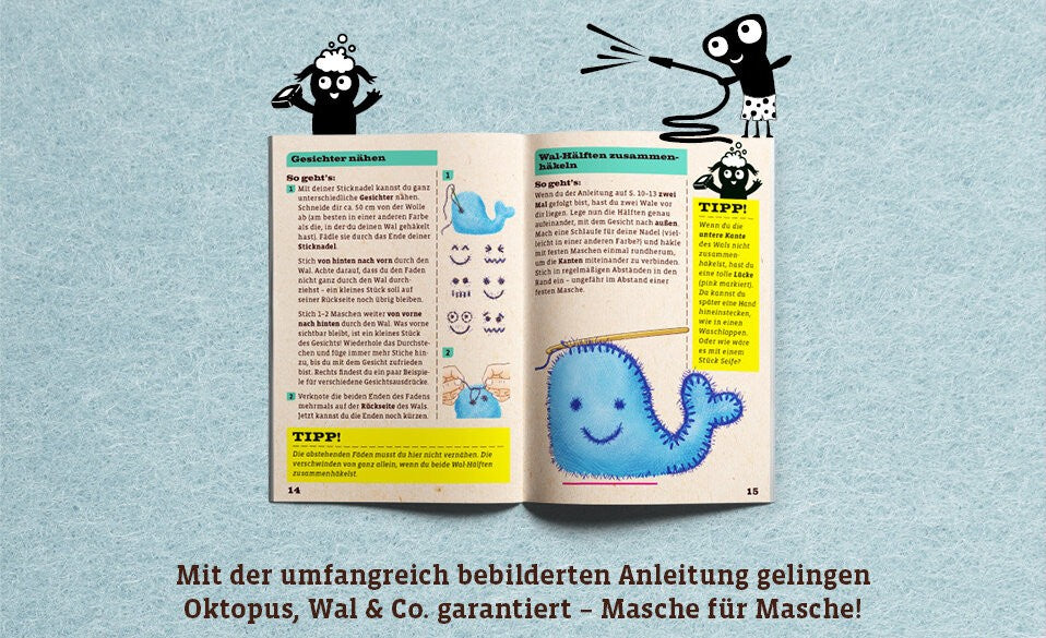 Schwämme häkeln Teaser