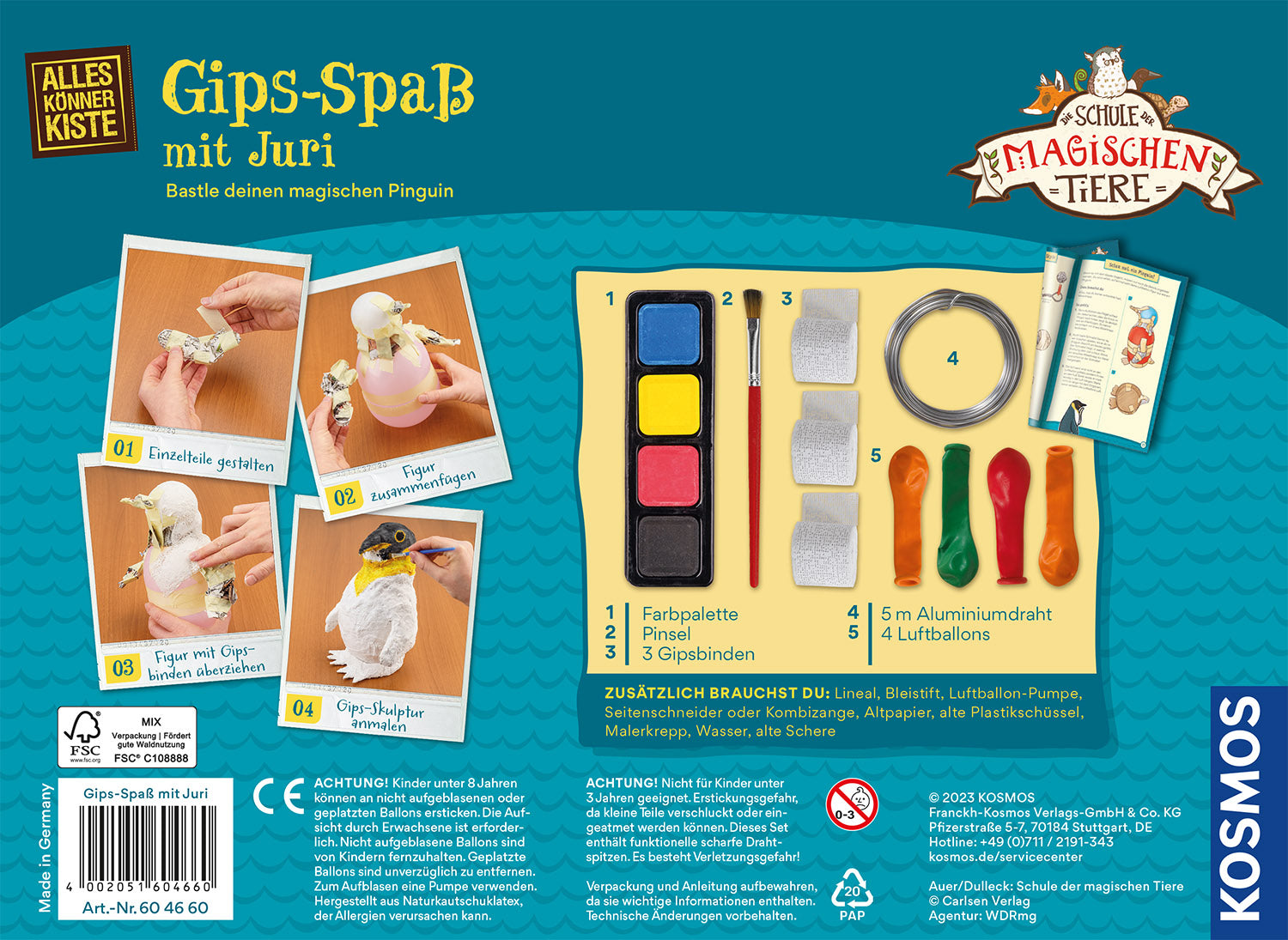Die Schule der magischen Tiere - Gips-Spaß mit Juri
