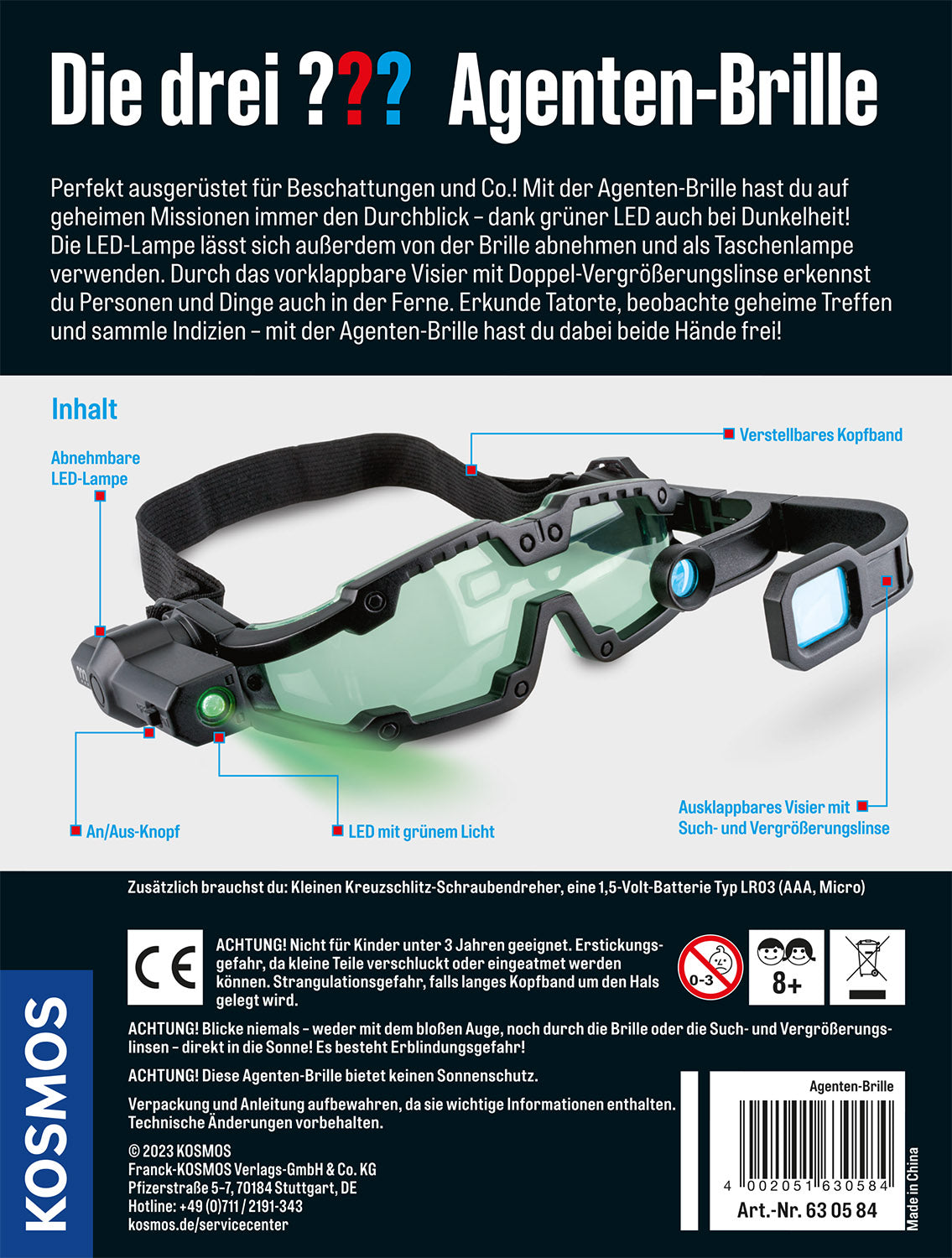 Die drei ??? Agenten-Brille