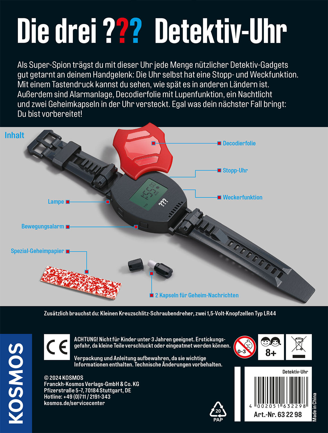 Die drei ??? - Detektiv-Uhr