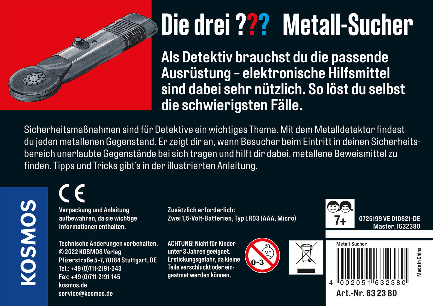 The Three Investigators Metal Detector