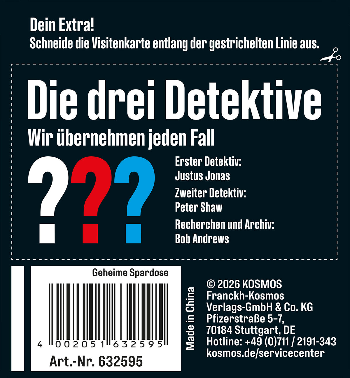 Die drei ??? - Geheime Spardose