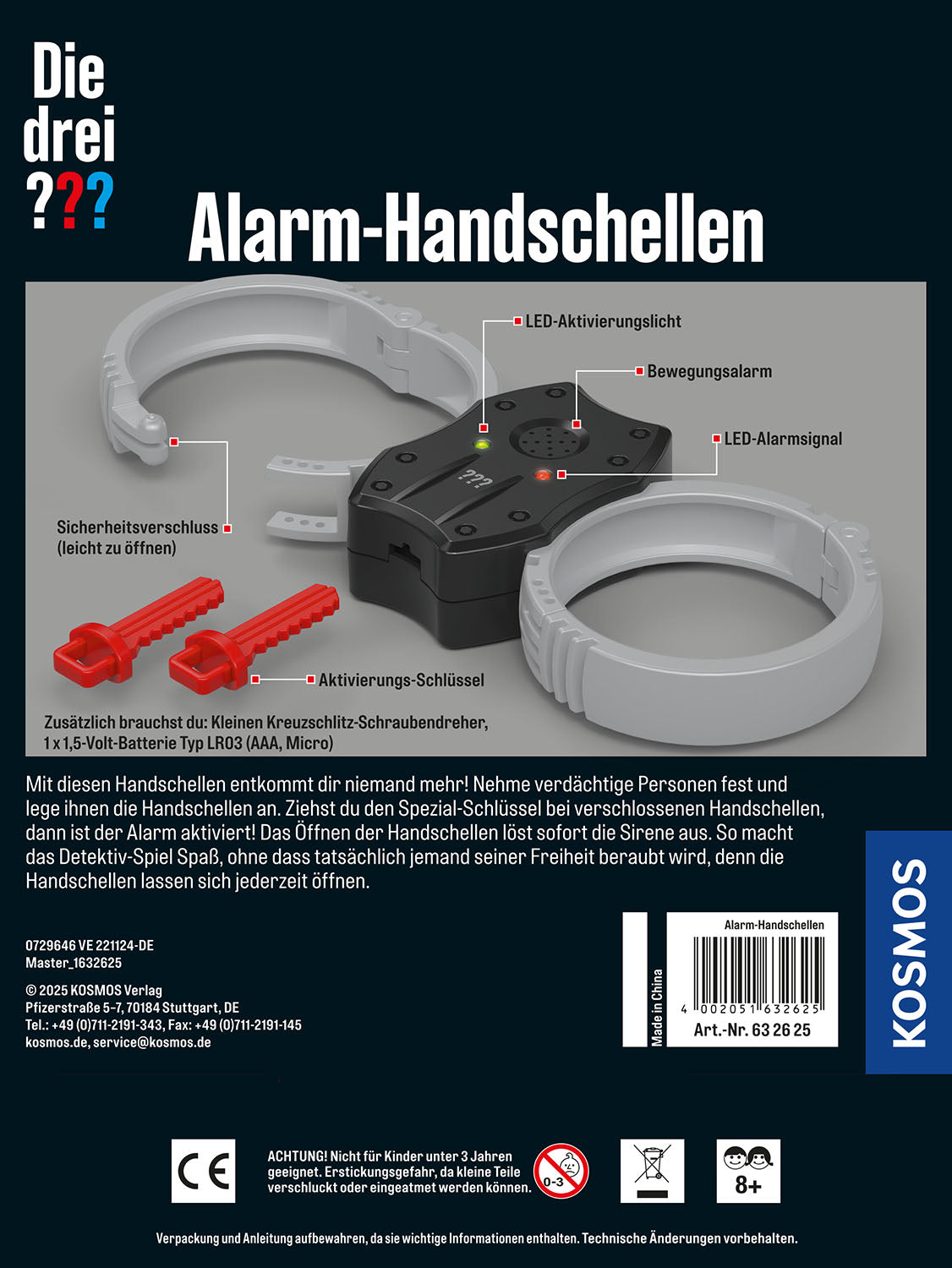 Die Drei ??? - Alarm-Handschellen