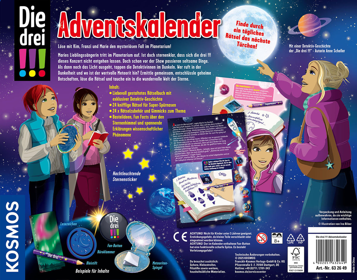 Die drei !!!- Adventskalender 2025