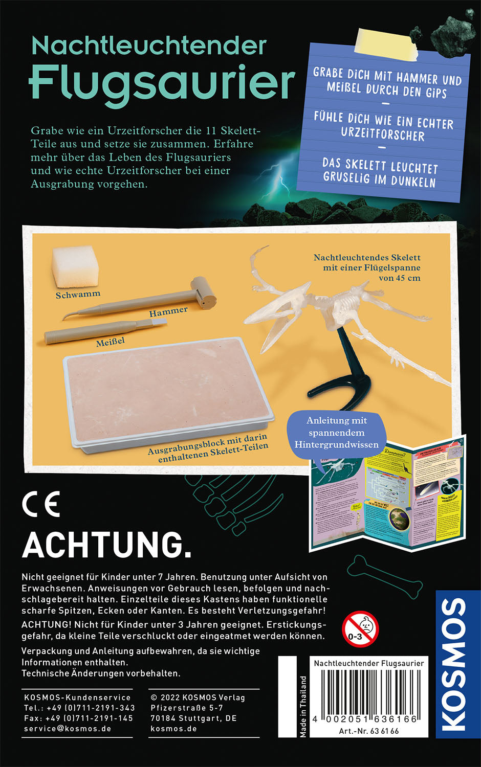 Glow-in-the-dark pterosaur