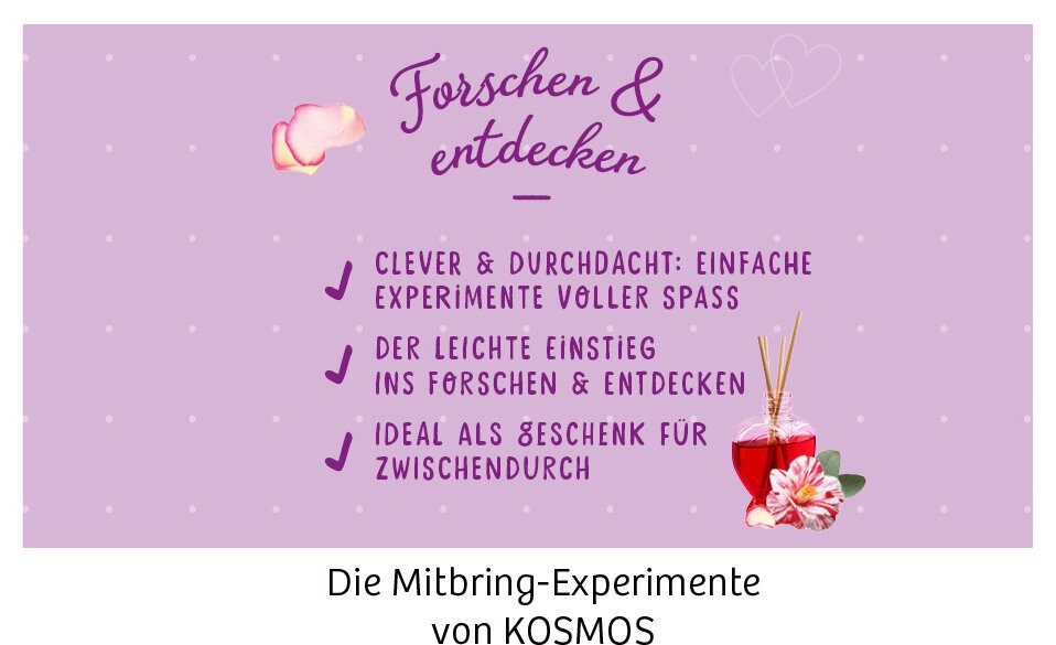 Mitbring-Experimente von KOSMOS