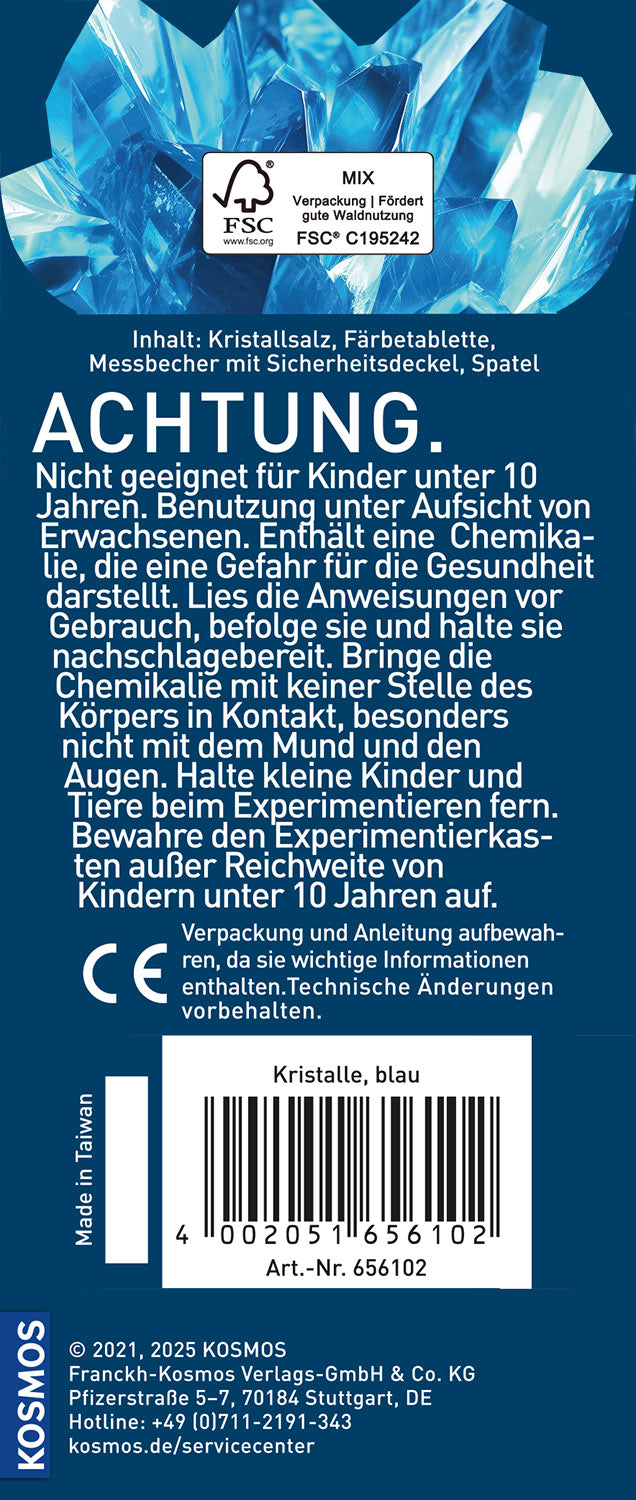 Blaue Kristalle