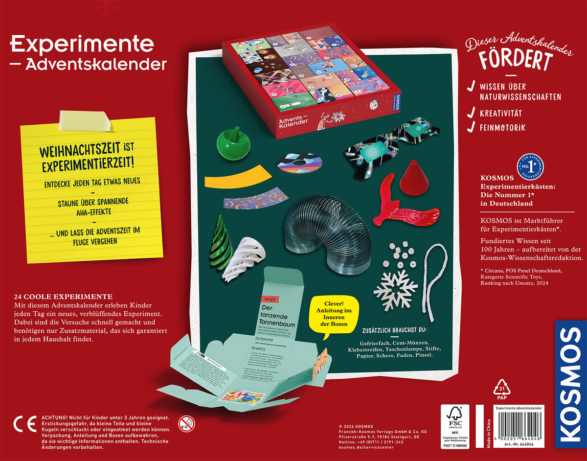Experimente-Adventskalender 2026