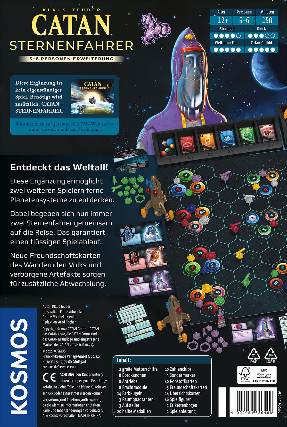 CATAN - Ergänzung 5-6 Spieler - Sternenfahrer