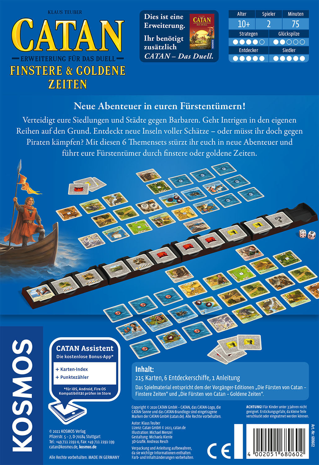 Catan - Extension for the Duel - Dark & Golden Ages