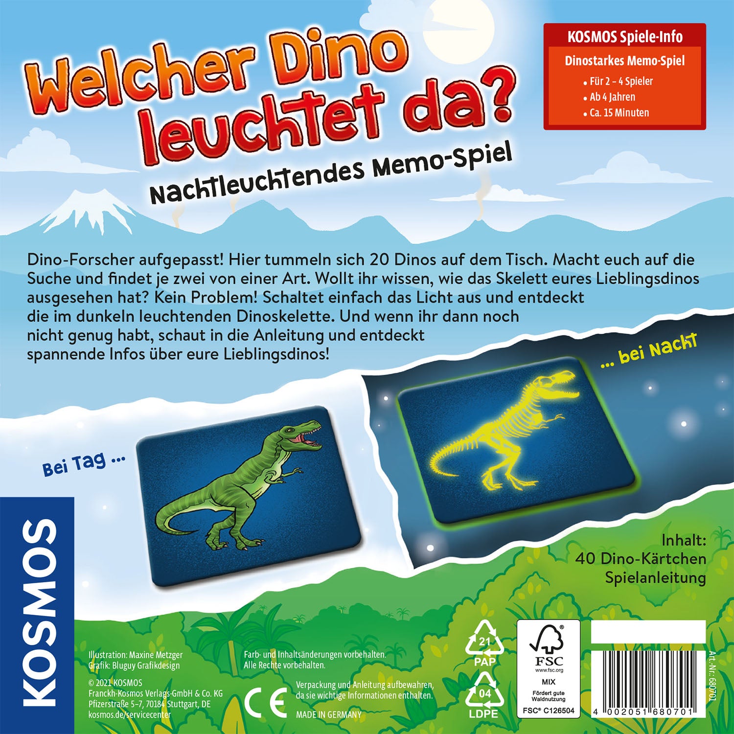 Welcher Dino leuchtet da?