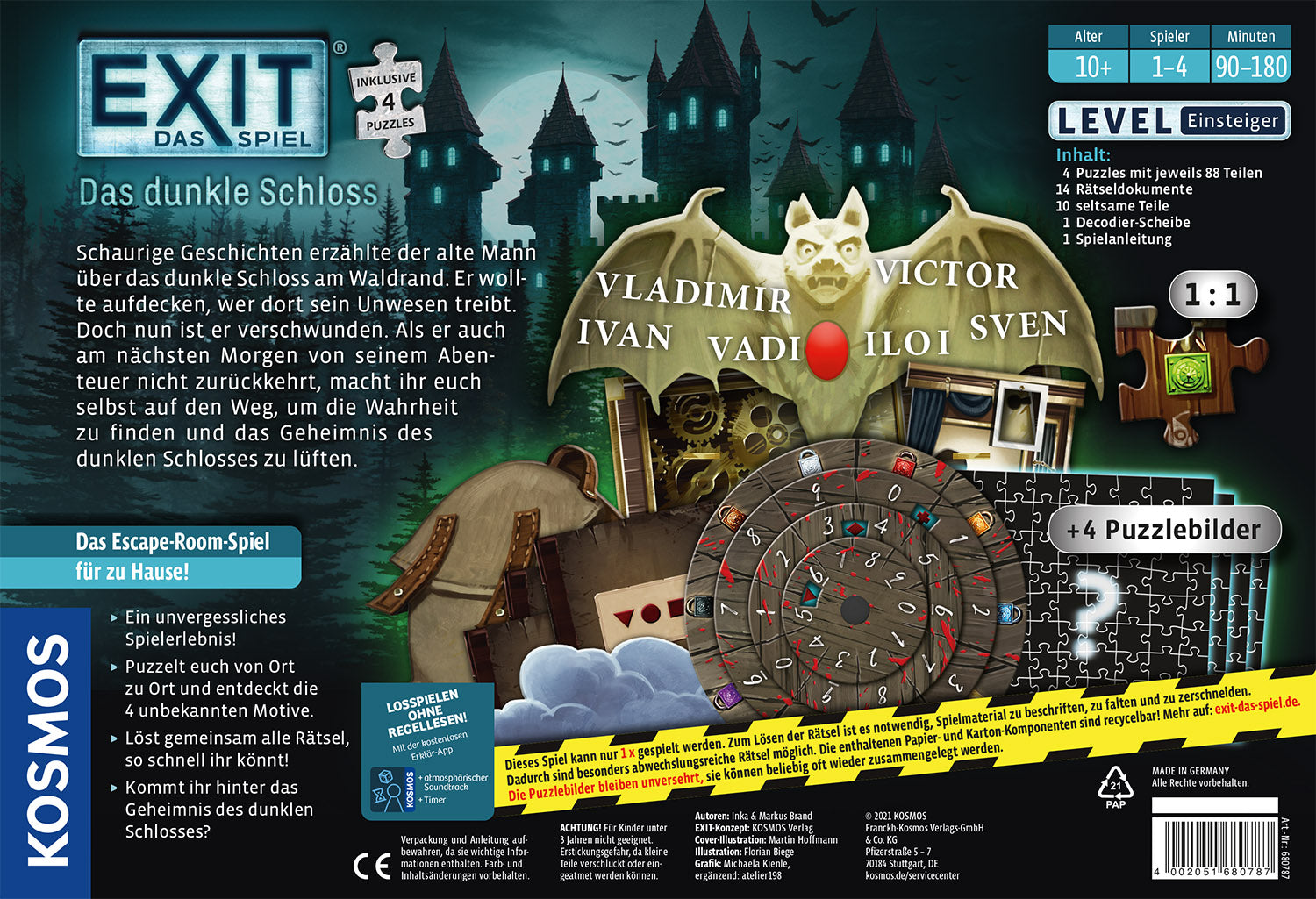 EXIT® - Das Spiel + Puzzle: Das dunkle Schloss