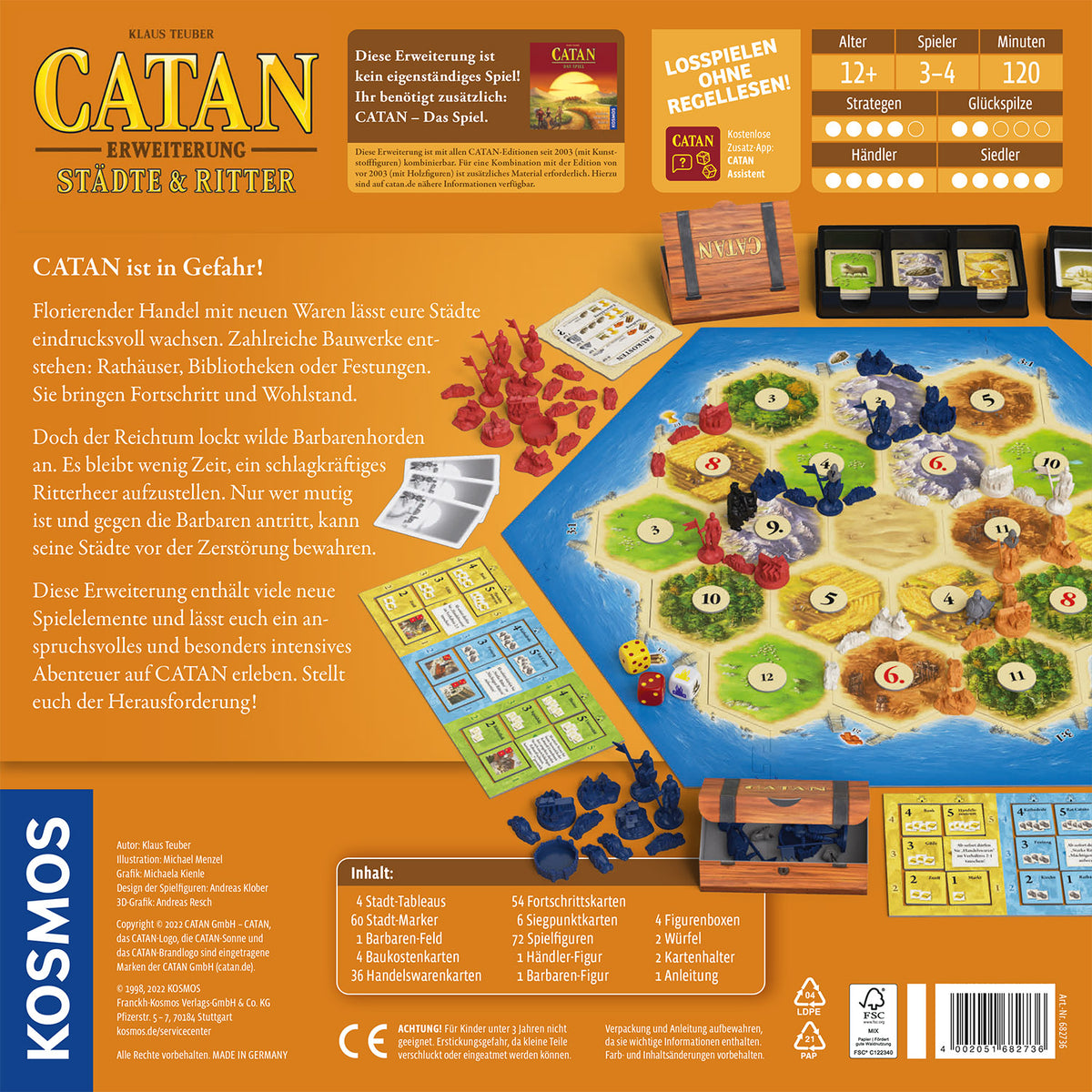 CATAN - Erweiterung - Städte & Ritter