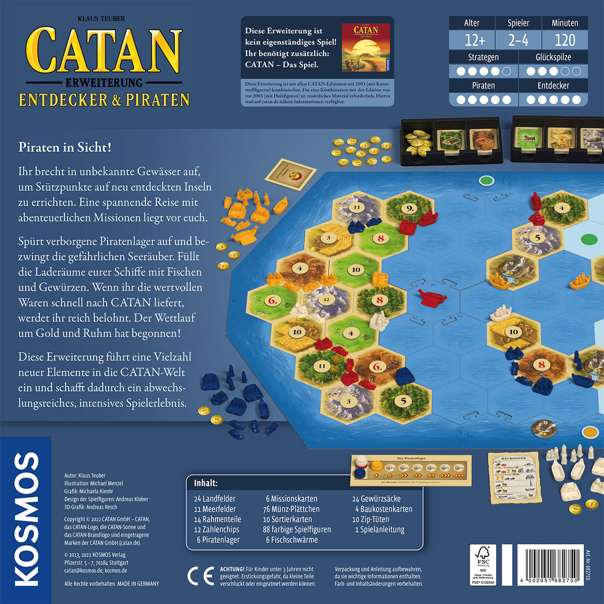 CATAN - Erweiterung - Entdecker & Piraten