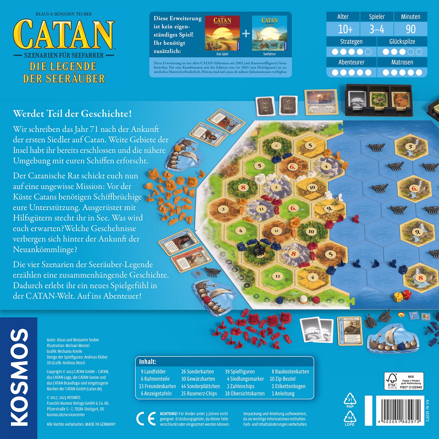 CATAN - Seafarers Scenarios - The Legend of the Sea Robbers