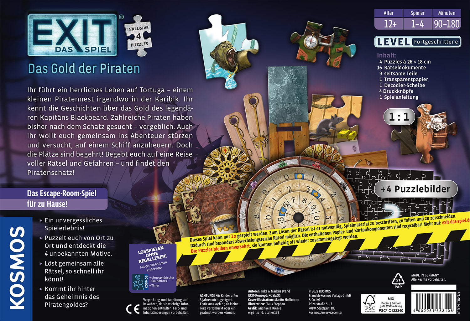 EXIT®-The Game+Puzzle The Pirates' Gold