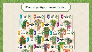 50 einzigartige Pflanzenkarten