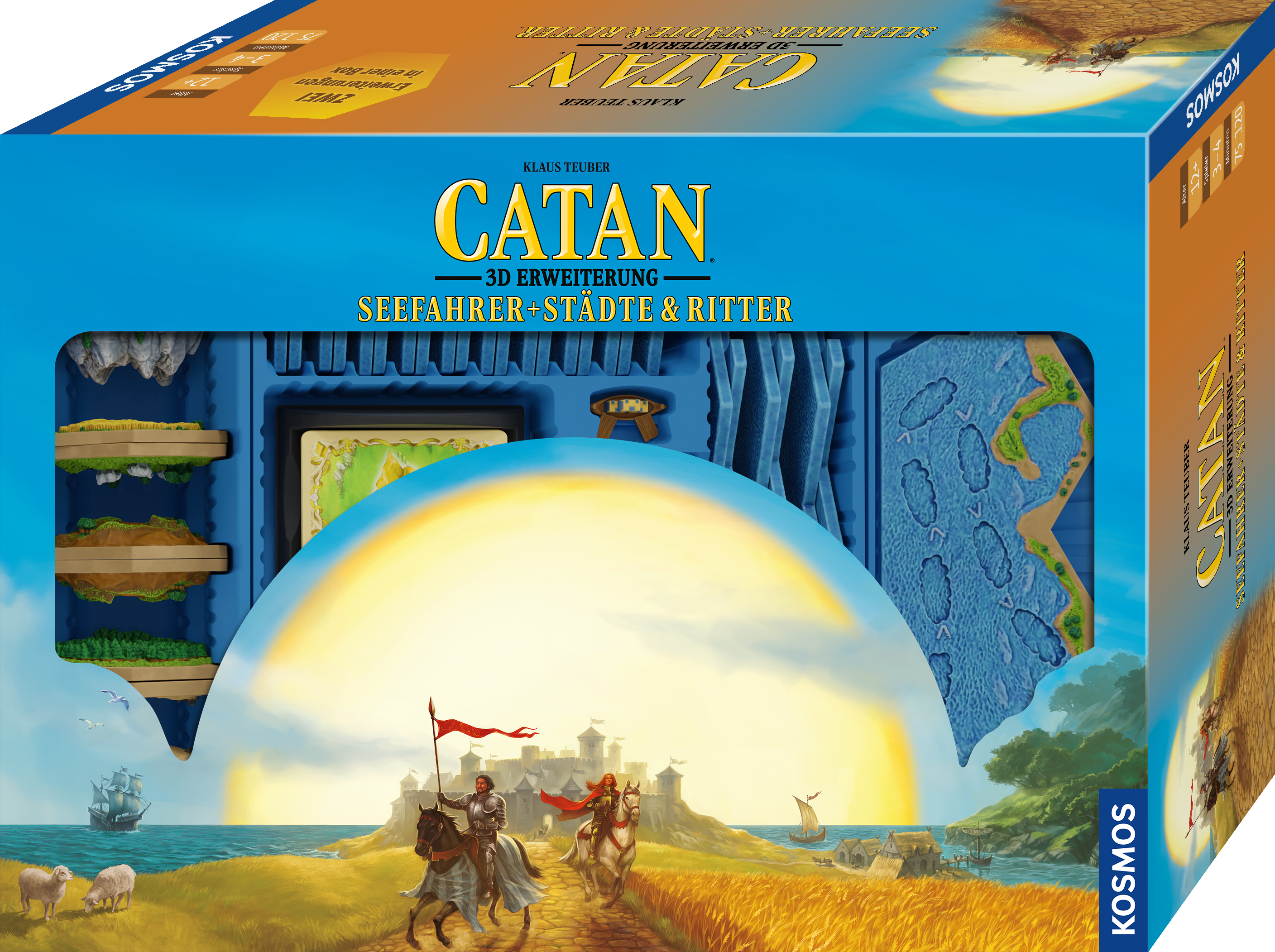 CATAN - 3D Erweiterung - Seefahrer + Städte & Ritter