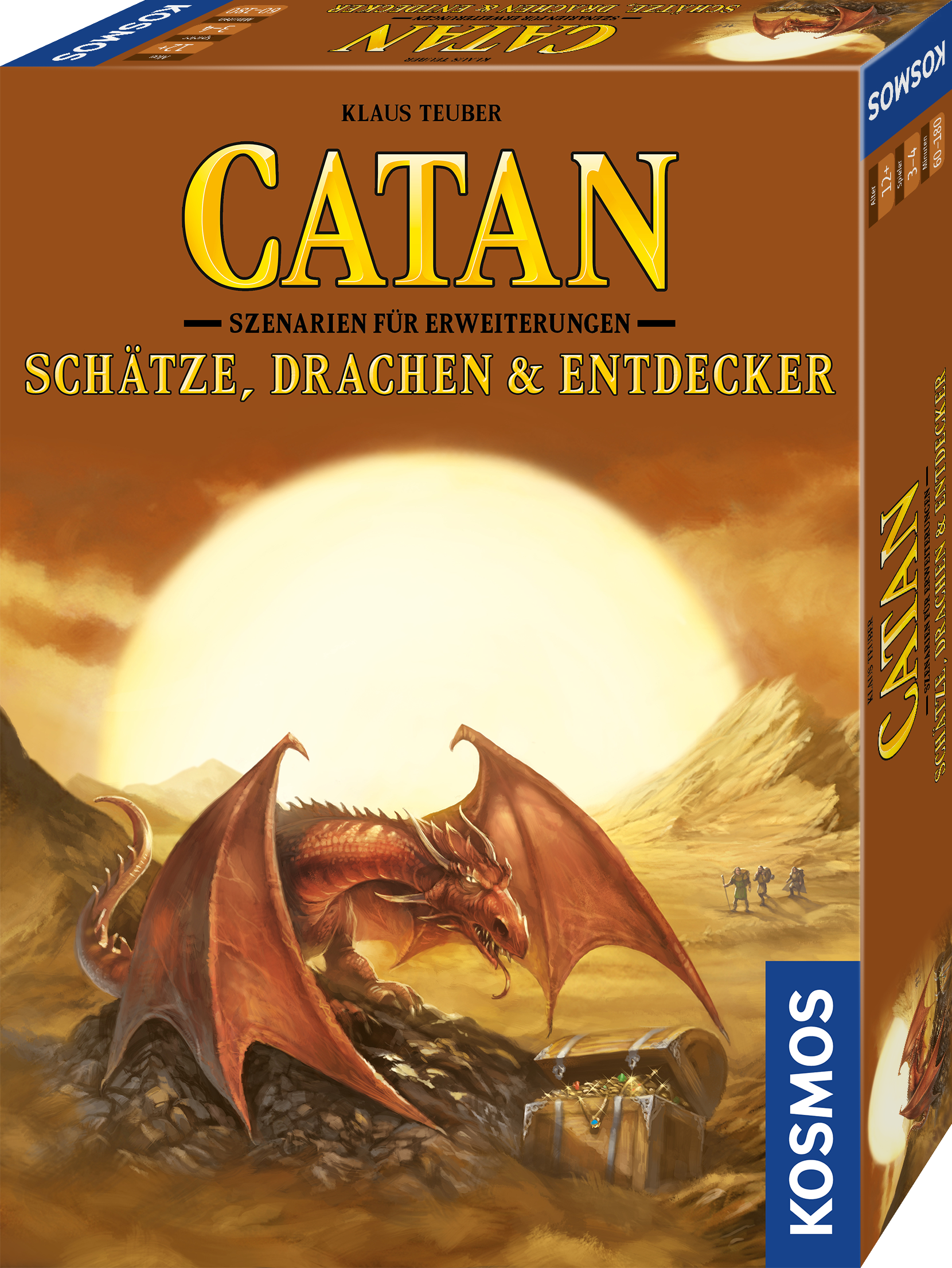 CATAN - Szenarien für Erweiterungen - Schätze, Drachen & Entdecker