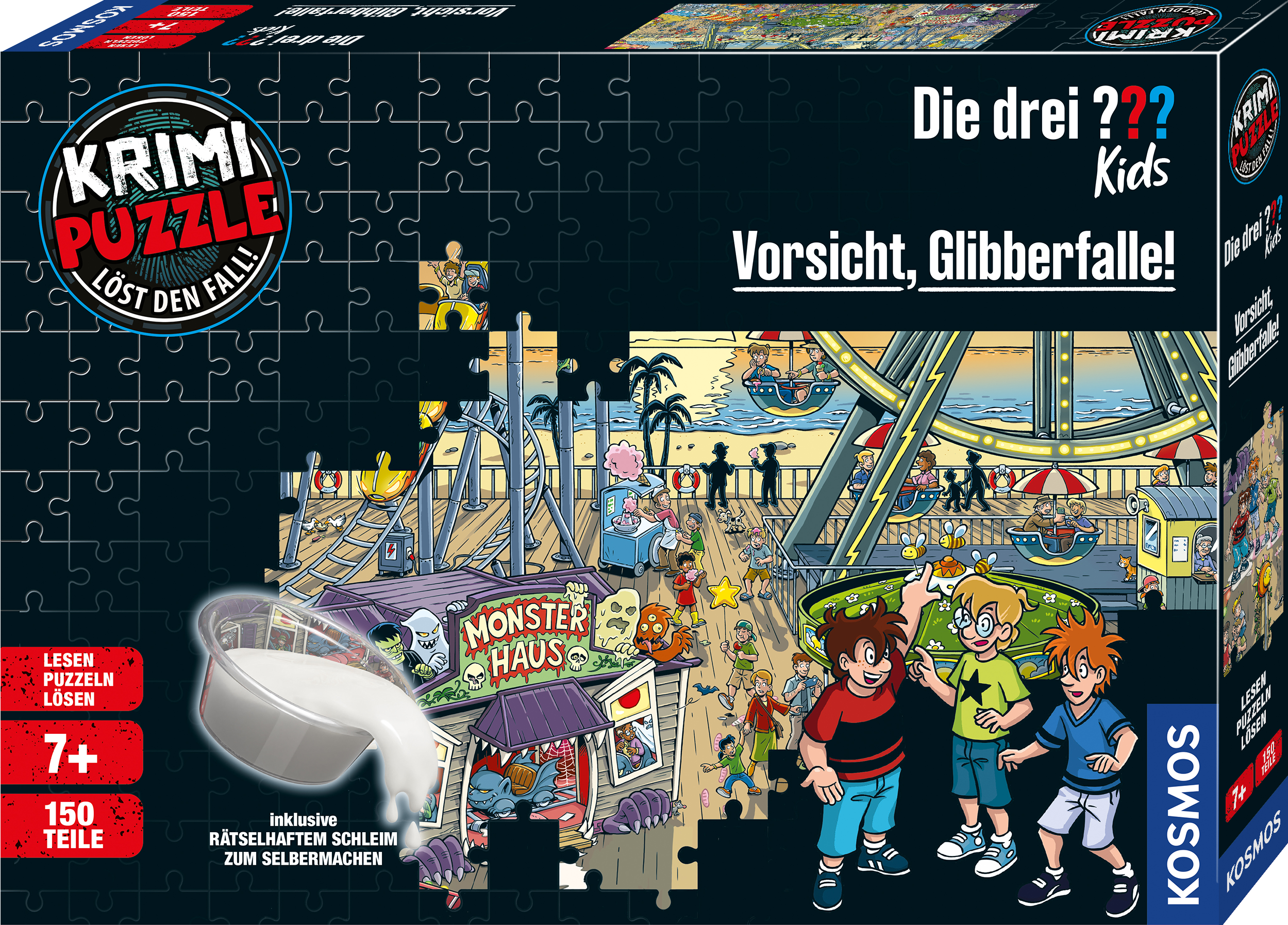 Krimi-Puzzle: Die drei ??? Kids - Vorsicht, Glibberfalle!