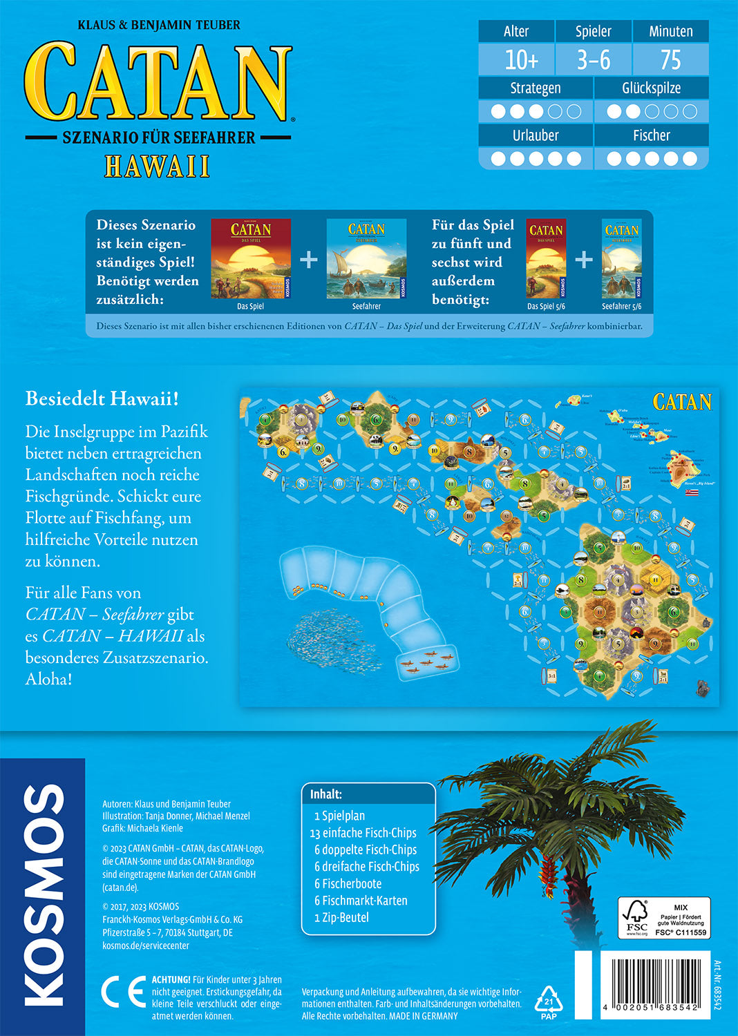 CATAN - Szenario für Seefahrer - Hawaii