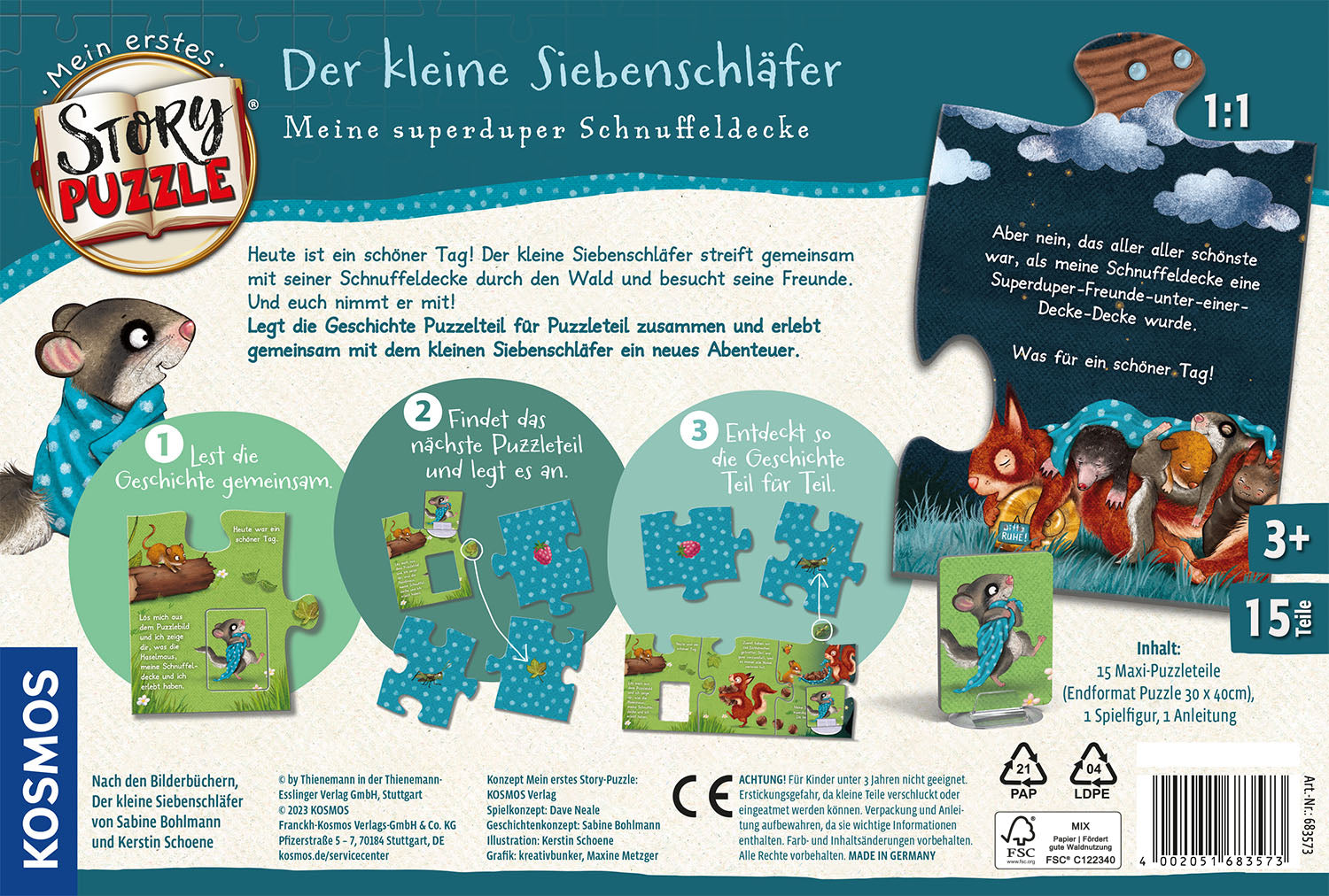 My First Story Puzzle: The Little Dormouse