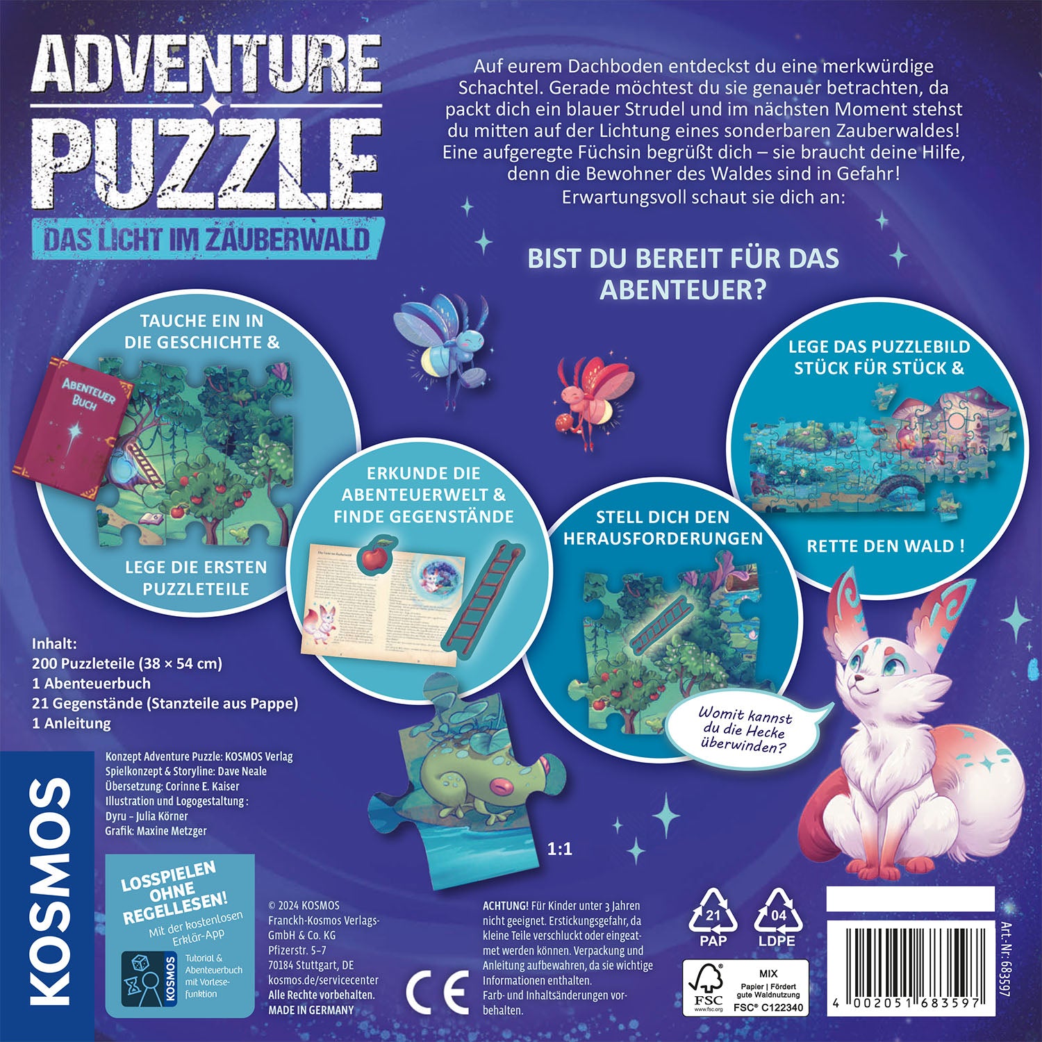Adventure Puzzle: The Light in the Enchanted Forest