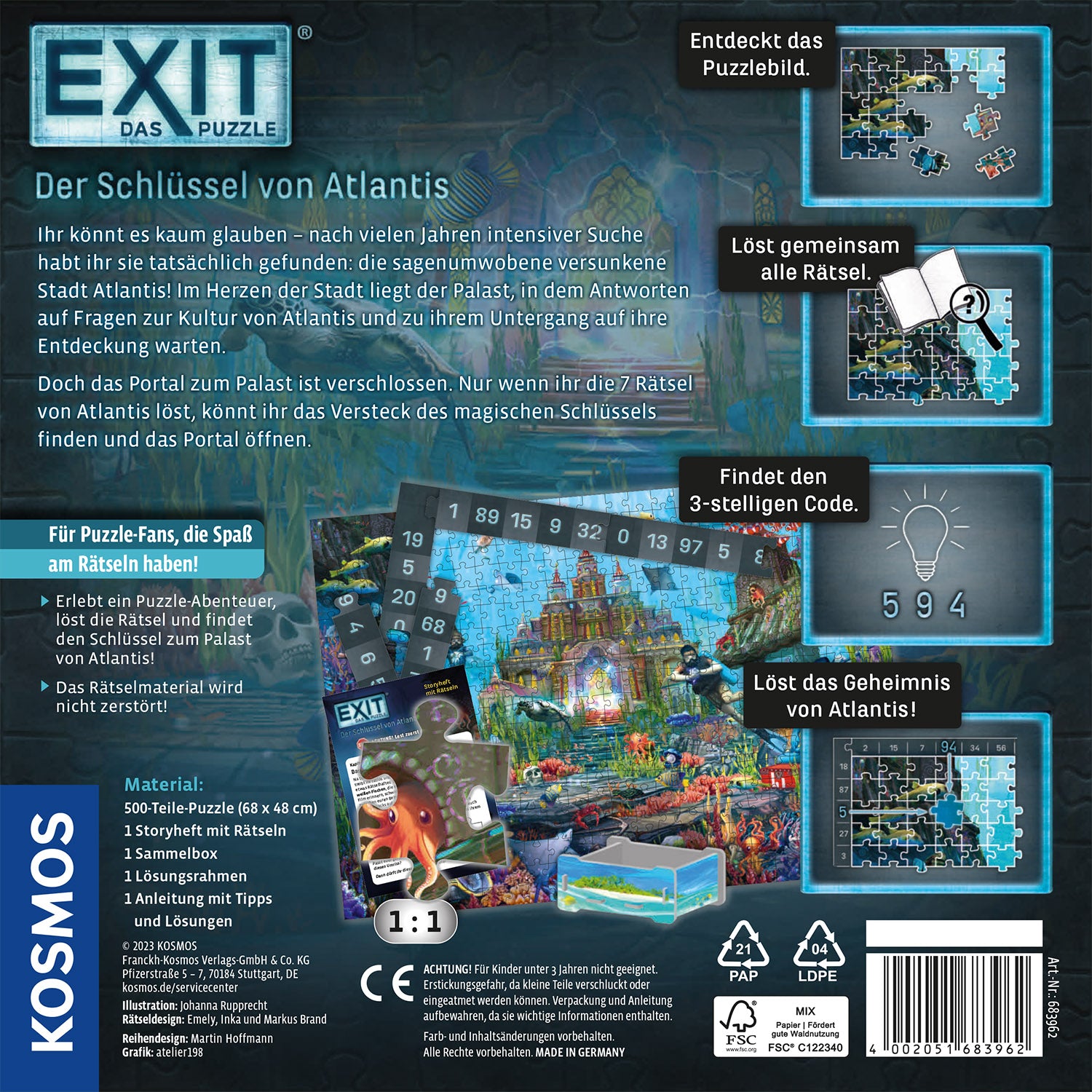 EXIT® - The Puzzle: The Key to Atlantis