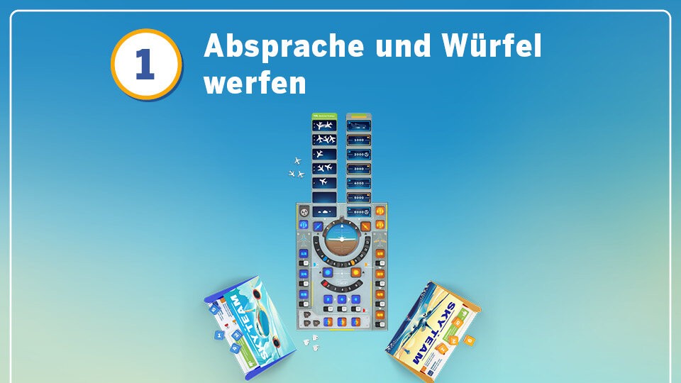 Absprache und Würfel werfen