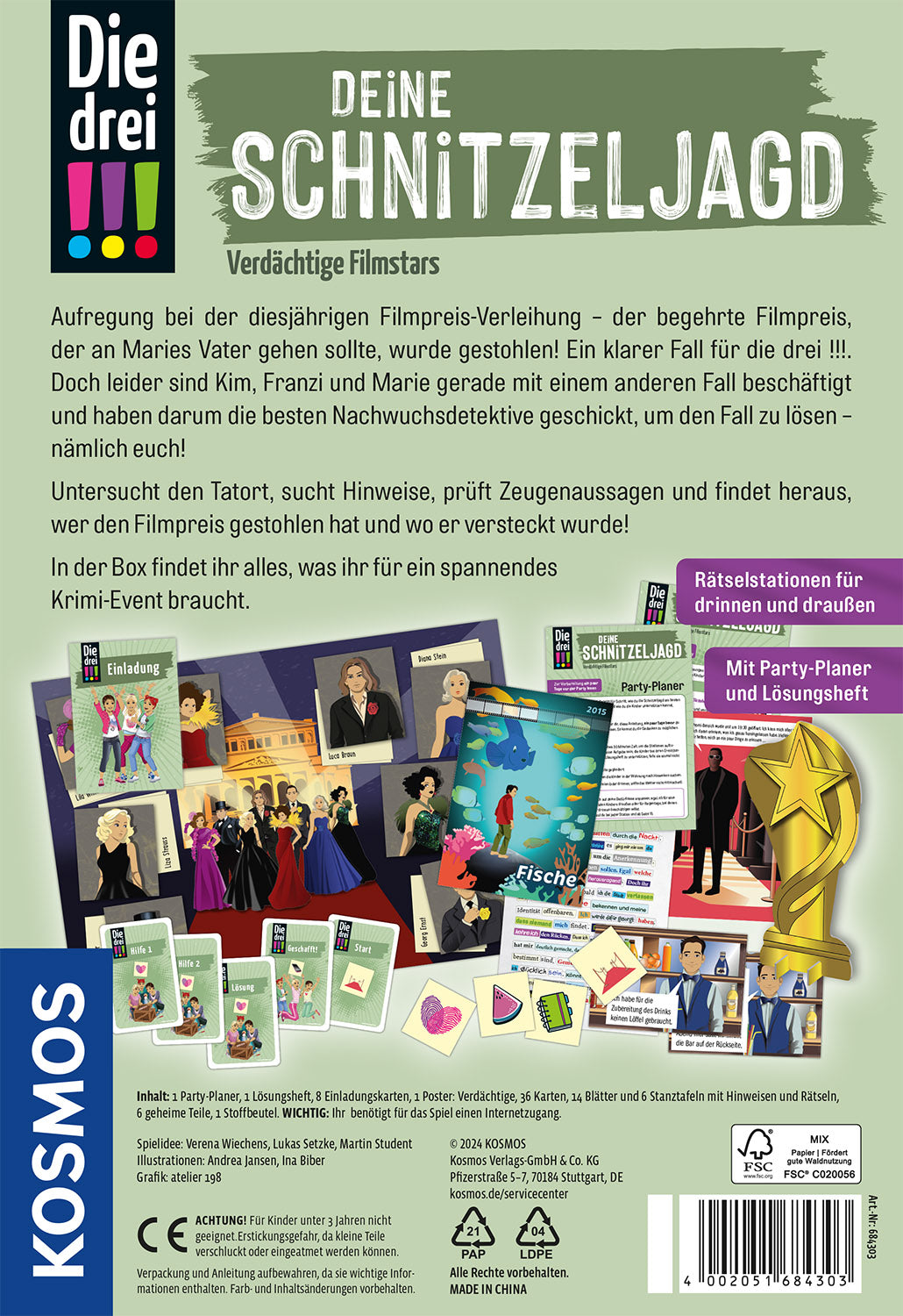 Die drei !!! Rätselparty