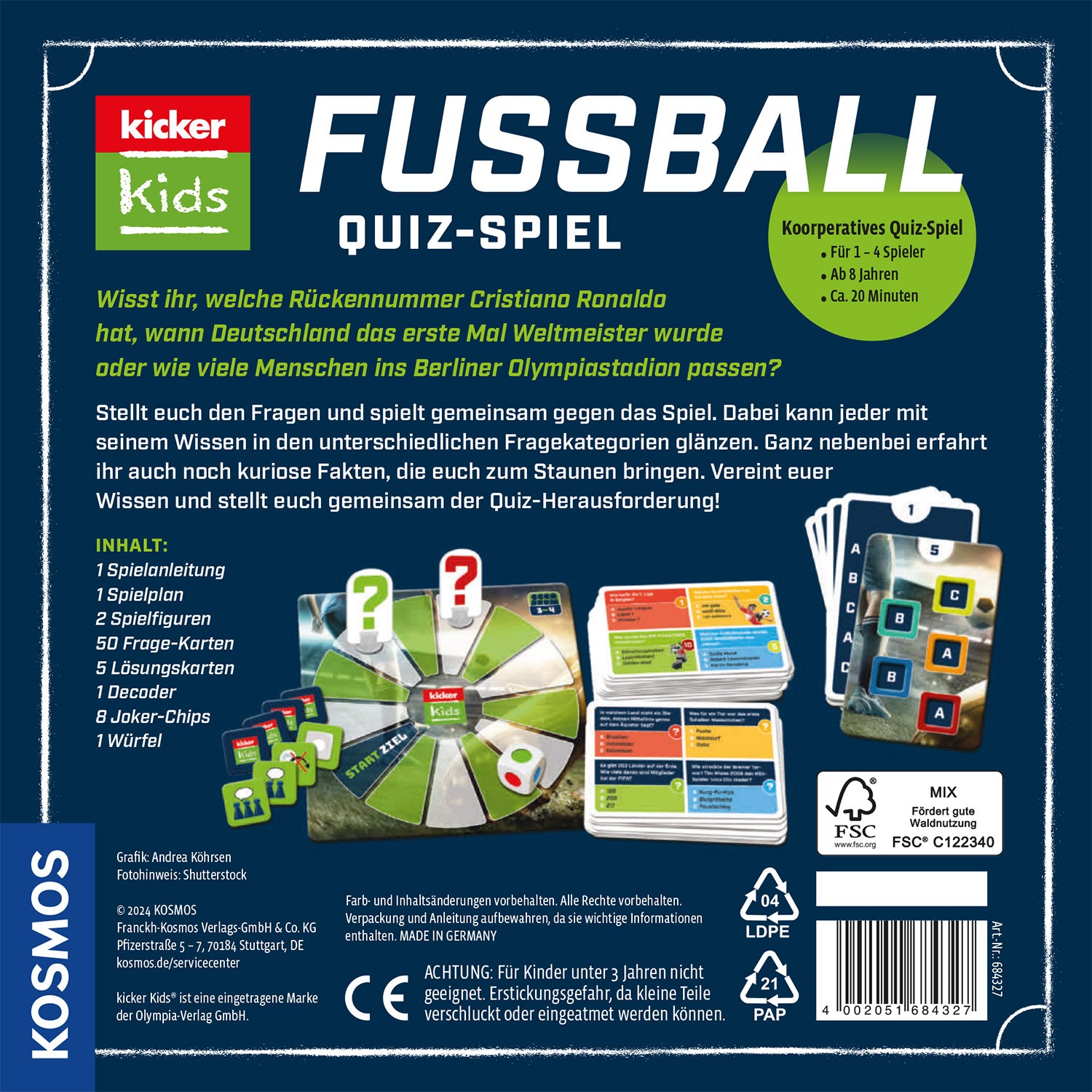 Kicker Kids - Fußball Quiz-Spiel