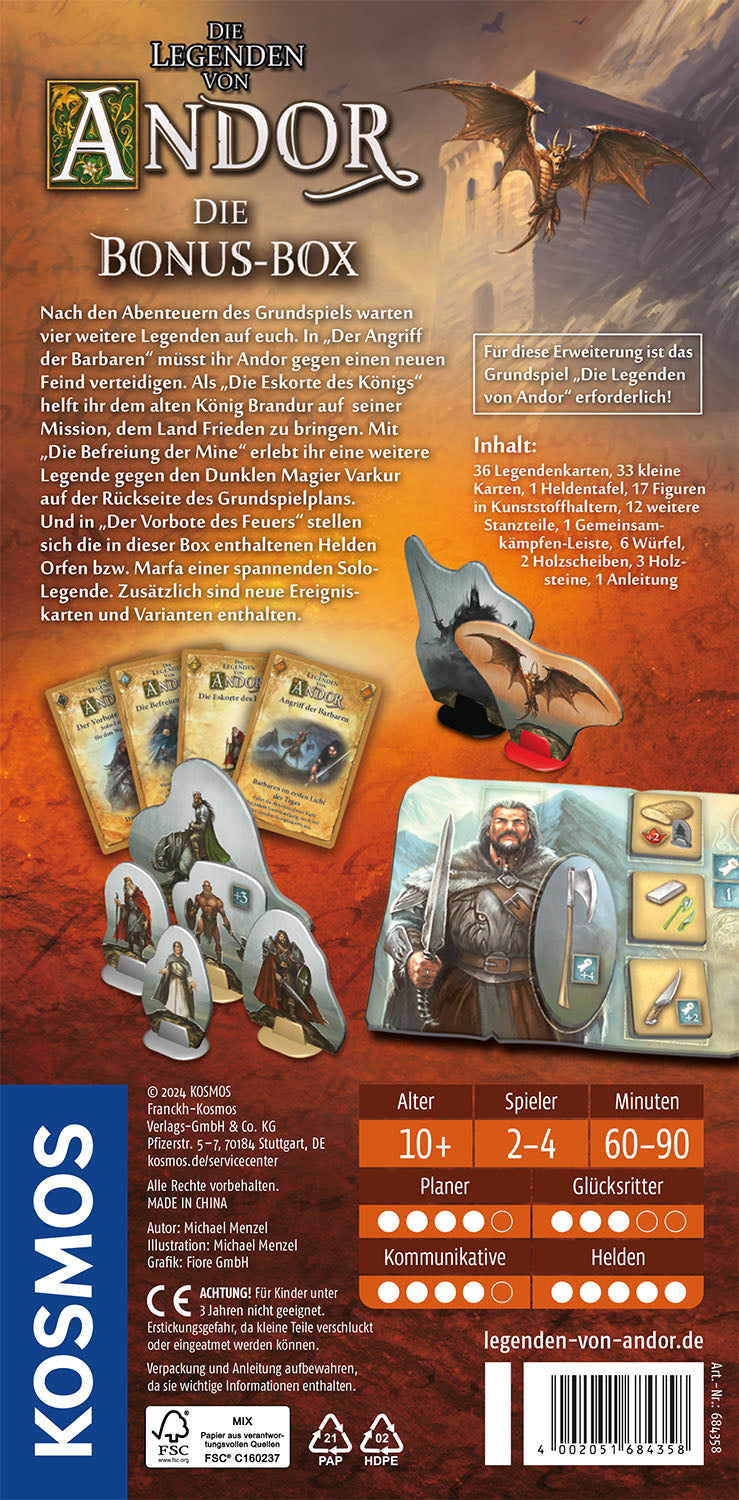 Die Legenden von Andor - Die Bonus-Box
