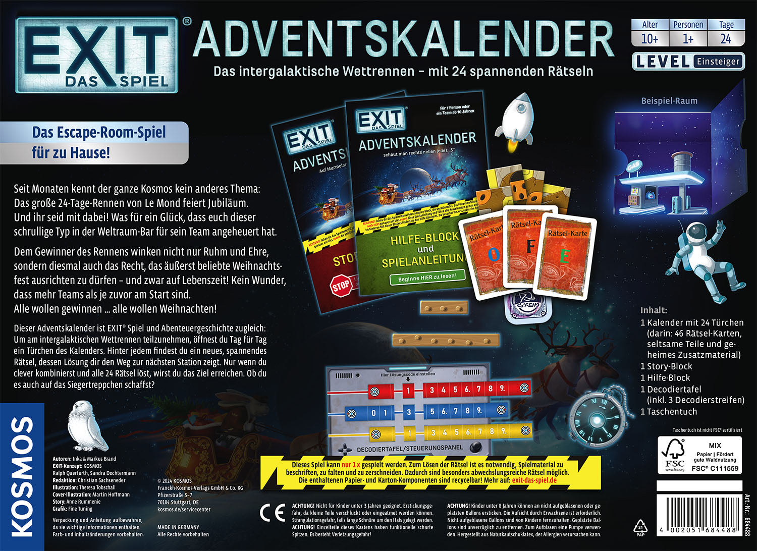 EXIT® - The Game - Advent Calendar: The Intergalactic Race
