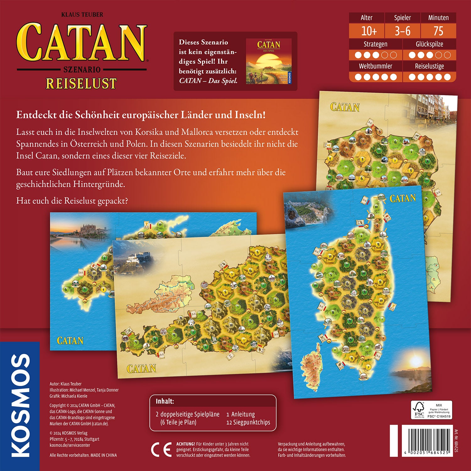 CATAN - Scenario - Wanderlust