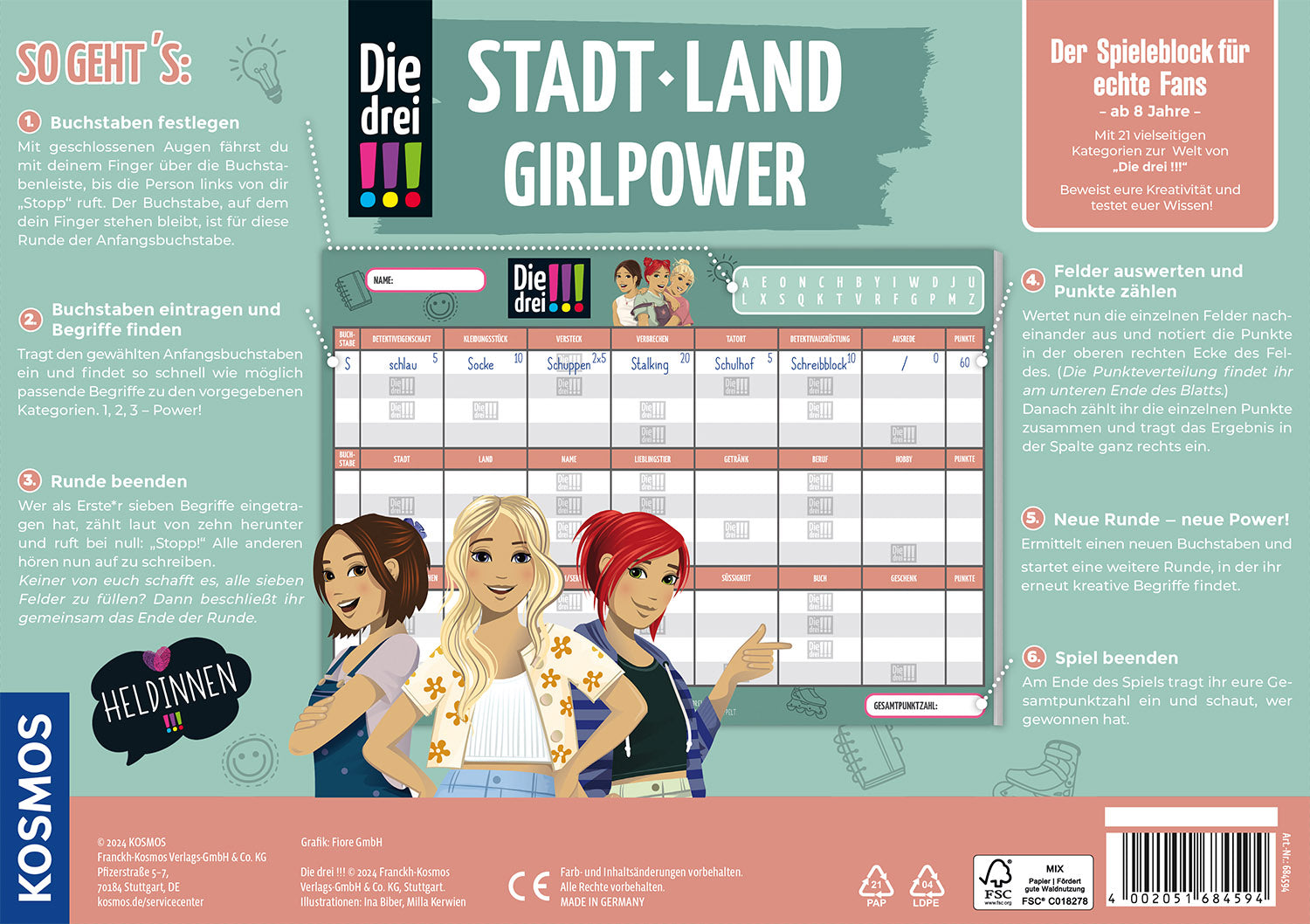 The Three Investigators: City – Country – Girl Power