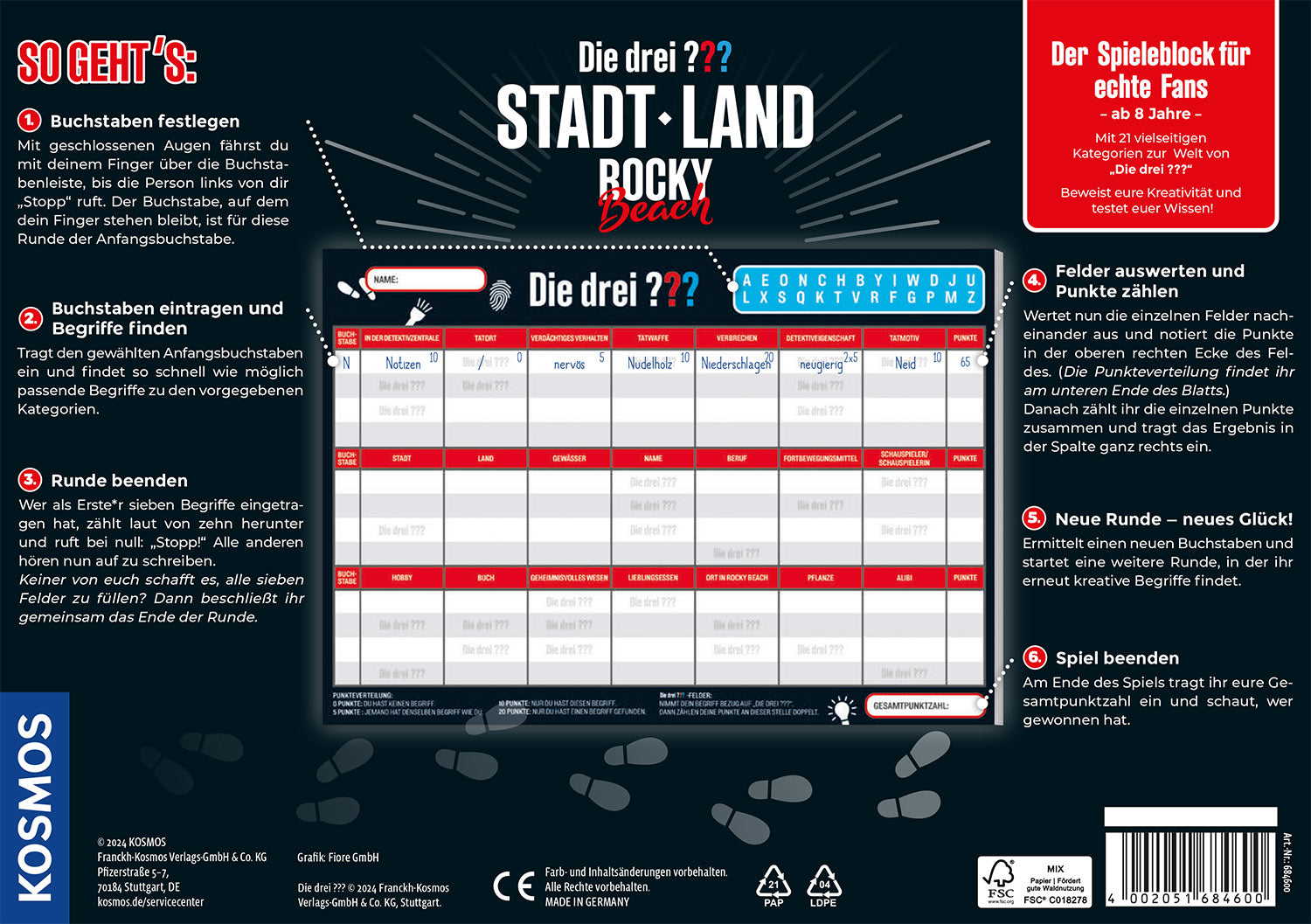Die drei ???: Stadt – Land – Rocky Beach