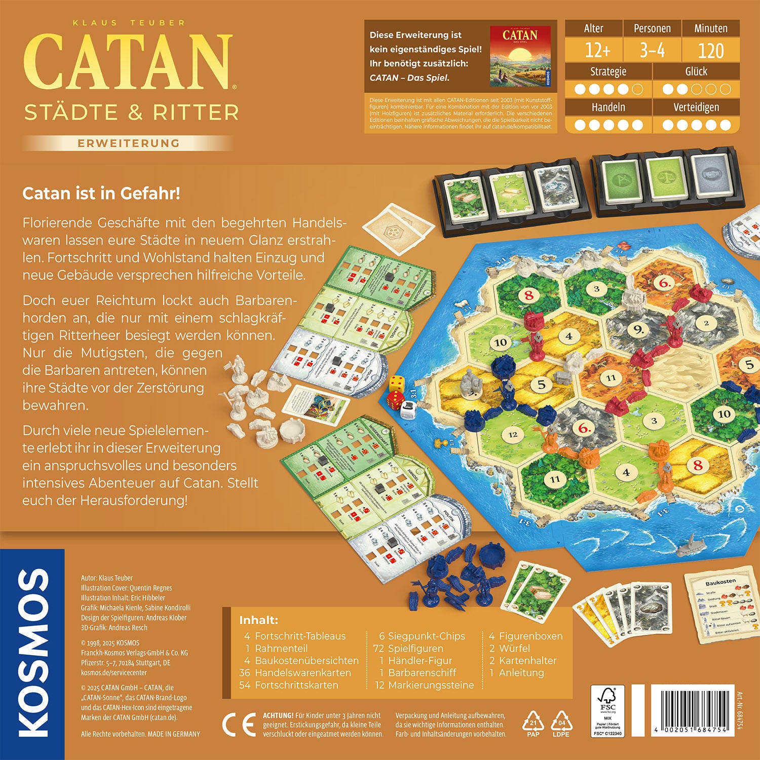 CATAN - Cities & Knights - Expansion