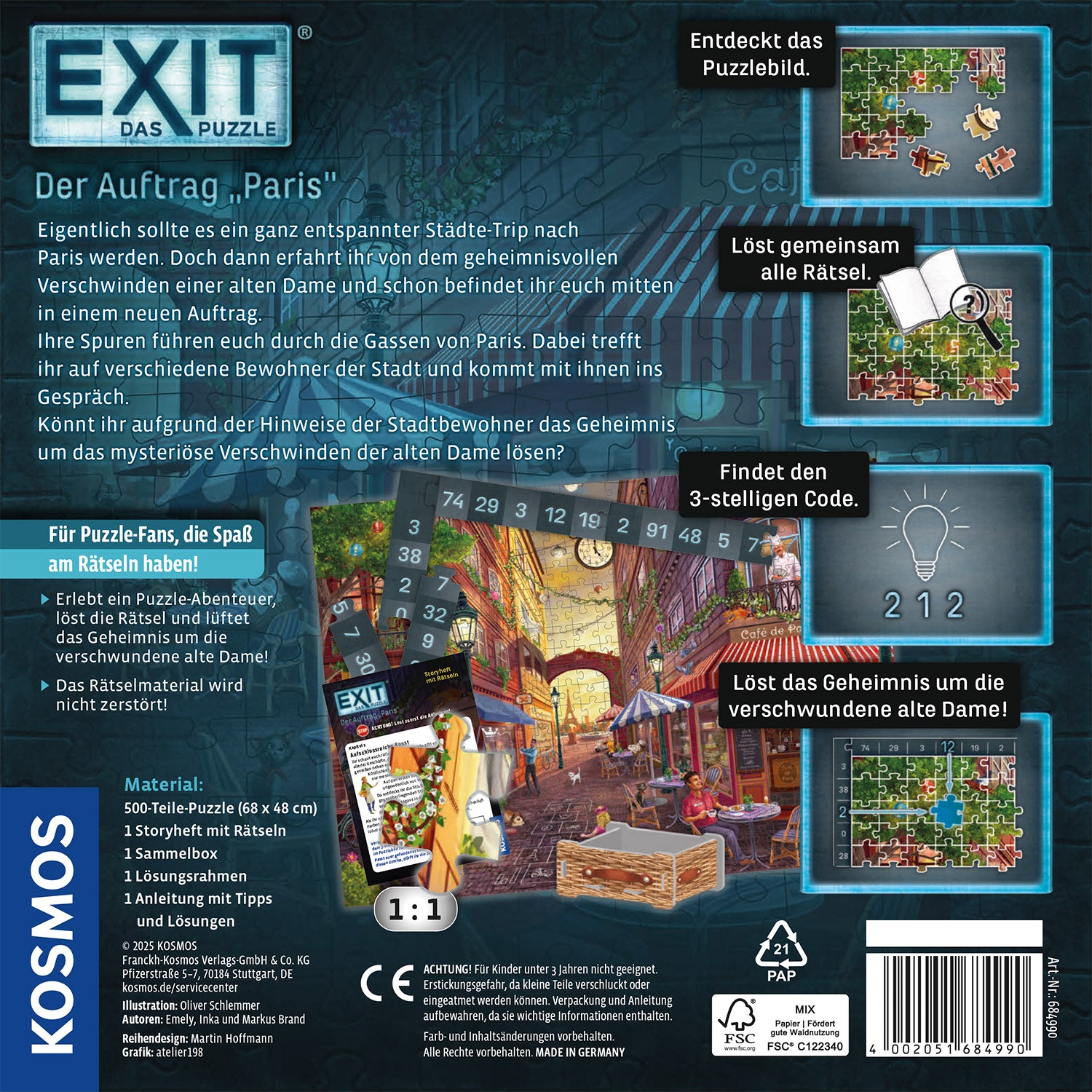 EXIT® - Das Puzzle: Der Auftrag "Paris"