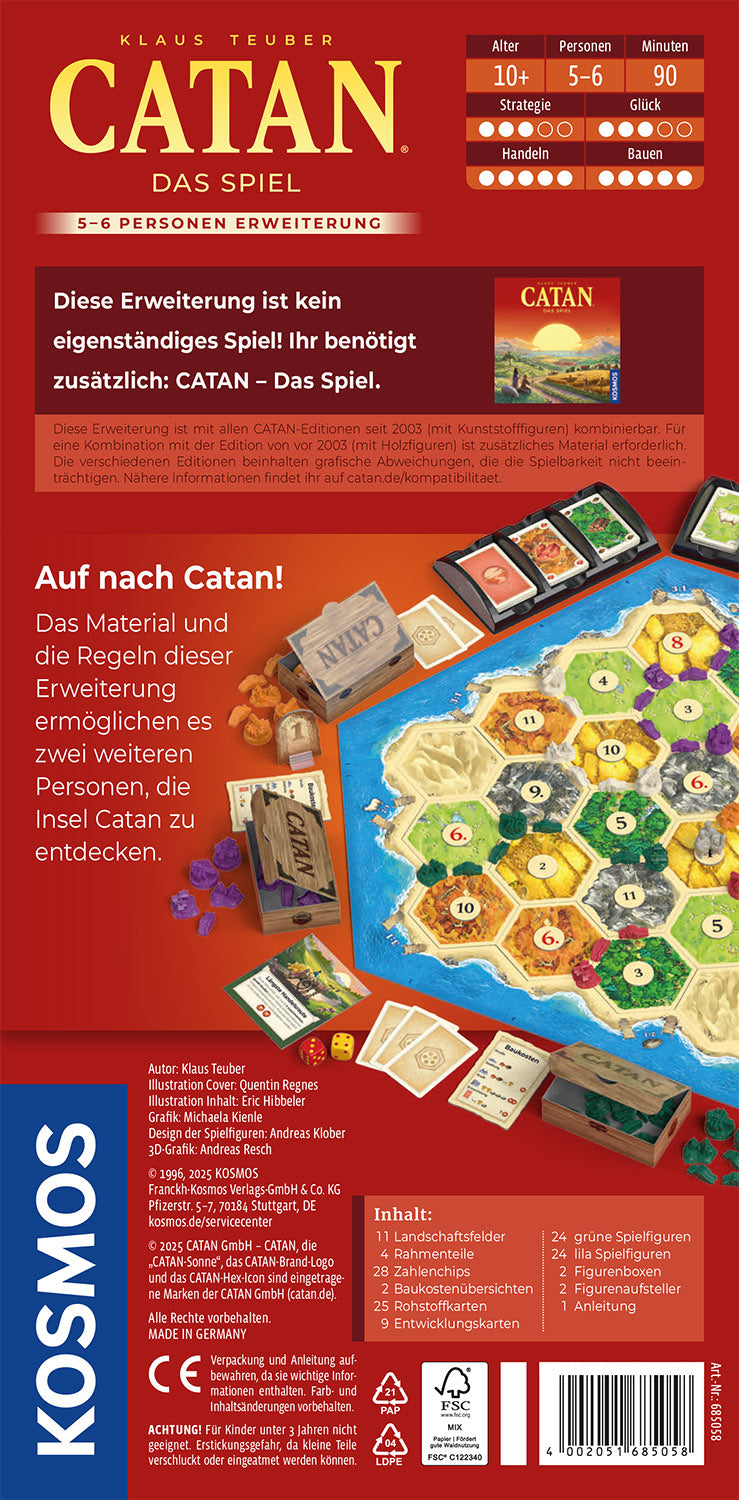 CATAN - Das Spiel - 5-6 Personen Erweiterung