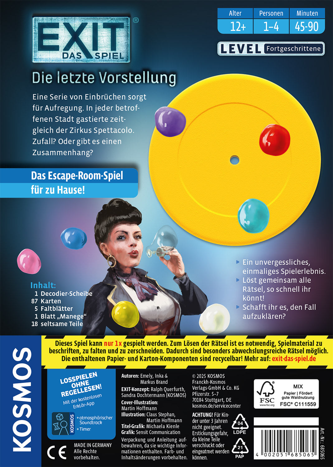 EXIT® - Das Spiel: Die letzte Vorstellung