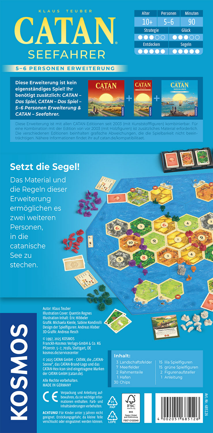 CATAN - Seefahrer - 5-6 Personen Erweiterung