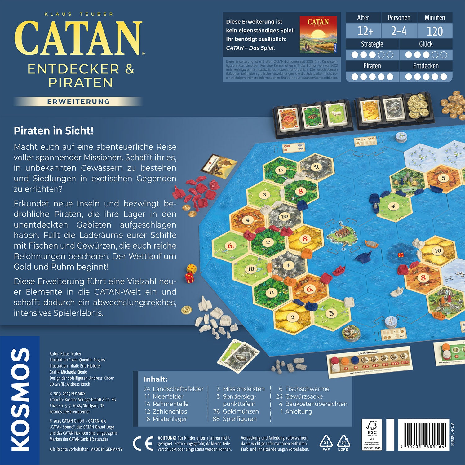 CATAN - Explorers & Pirates - Expansion