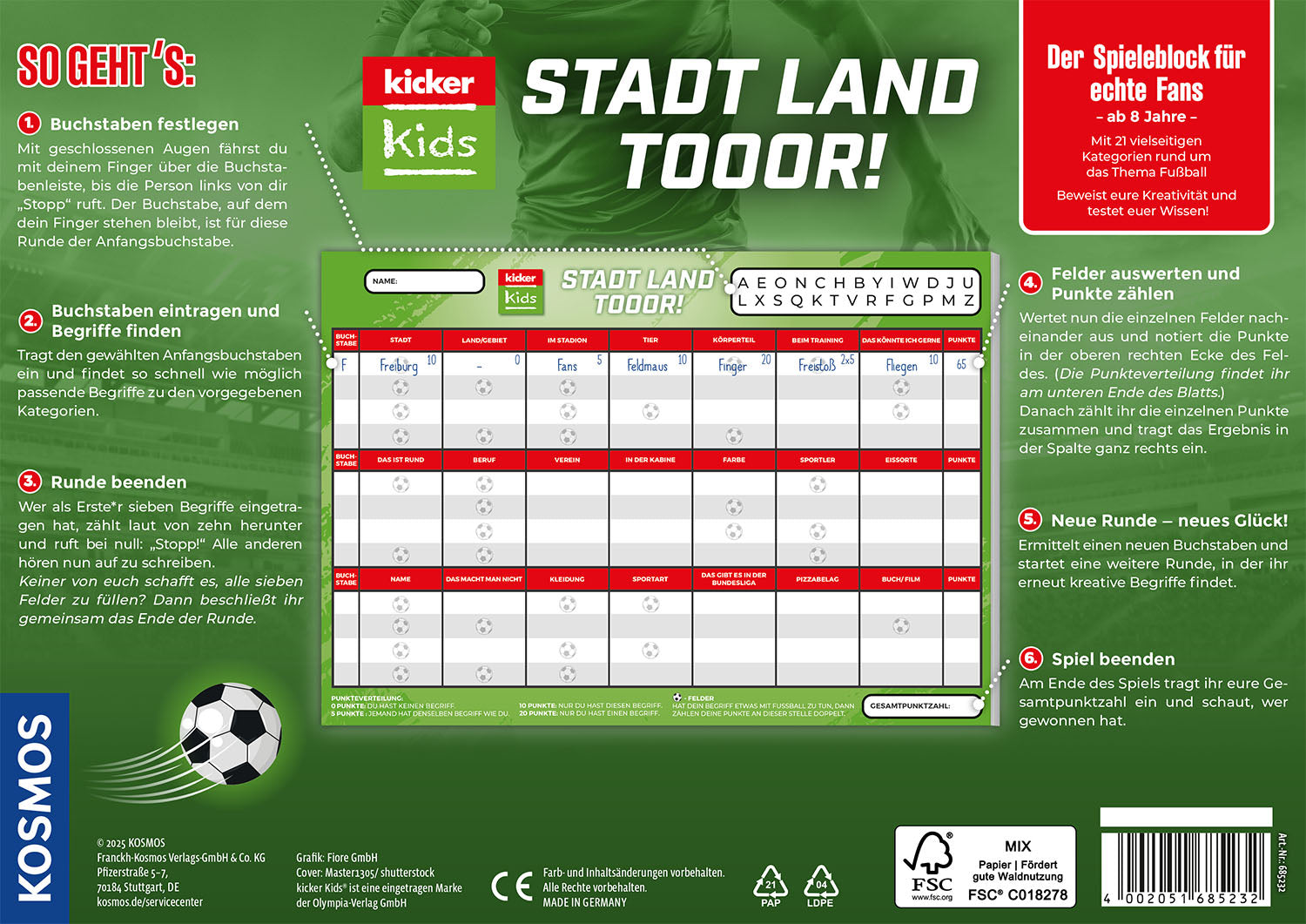 kicker Kids: Stadt - Land - Tooor!