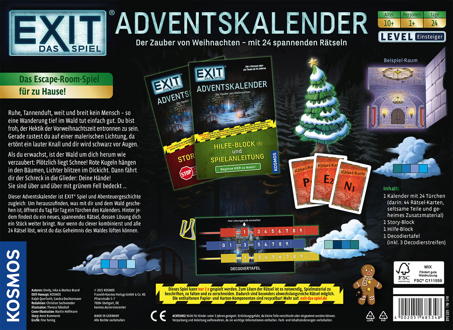 EXIT® - Das Spiel - Adventskalender: Der Zauber von Weihnachten