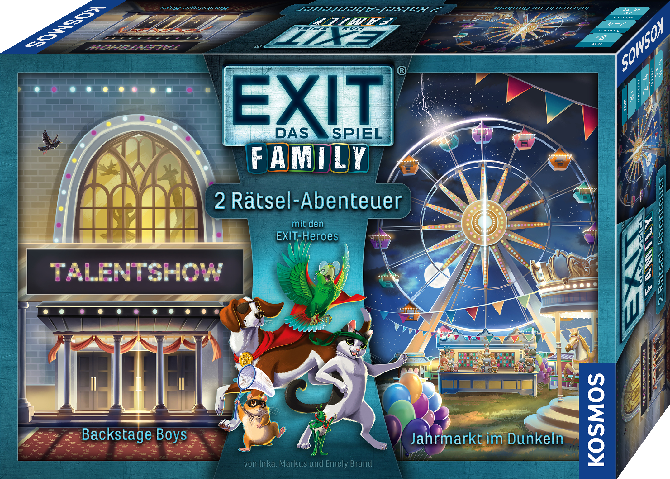 EXIT® - Das Spiel Family: Backstage Boys / Jahrmarkt im Dunkeln