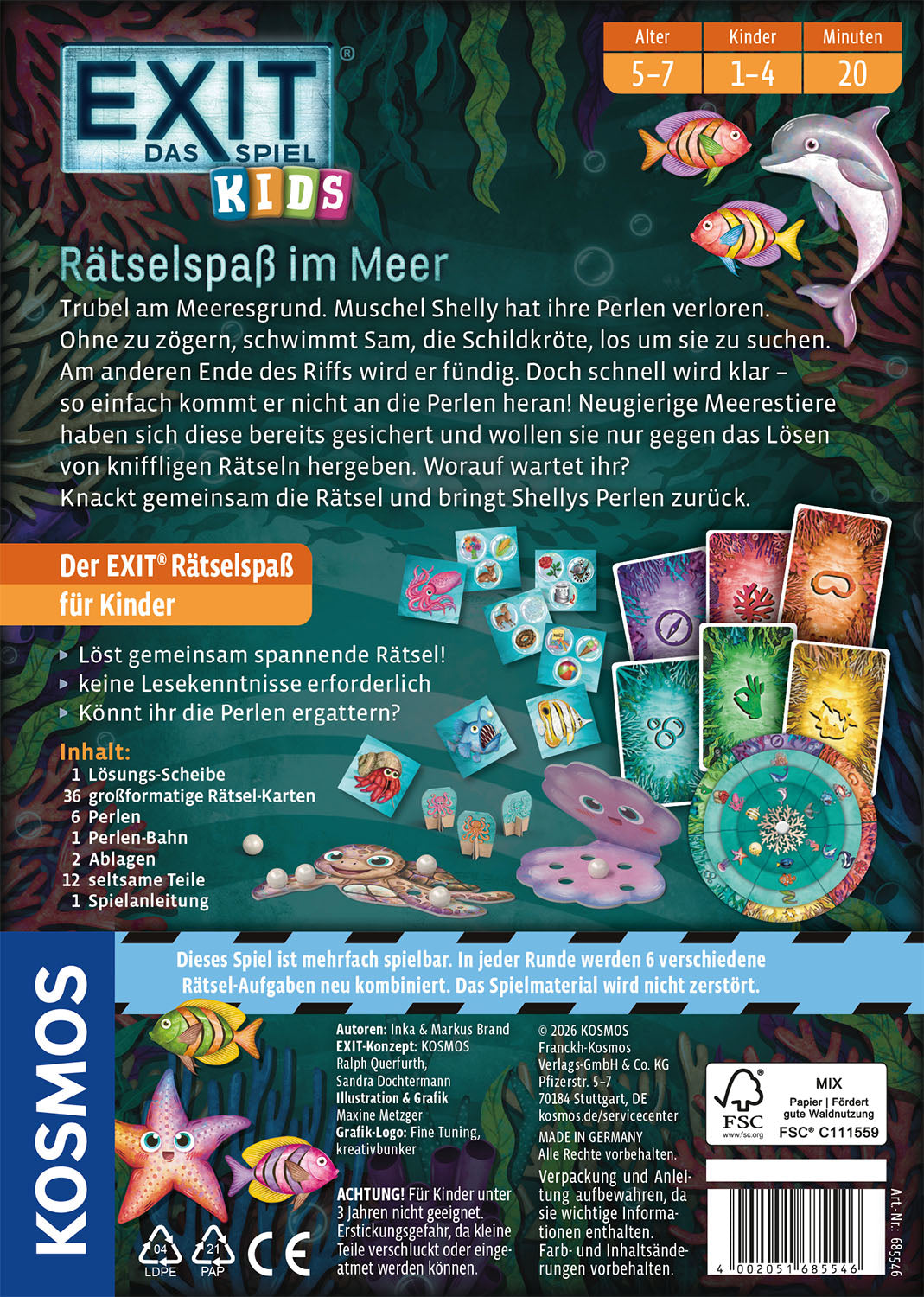 EXIT® - Das Spiel - Kids: Rätselspaß im Meer
