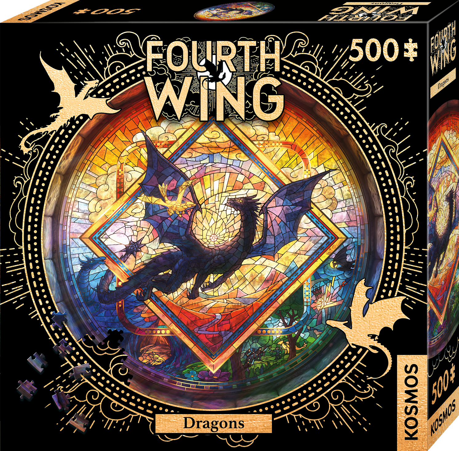 Fourth Wing Puzzle - Dragons